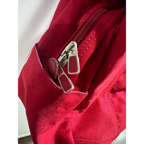 Ricardo Beverly Hills Red Travel Tote Bag Carry On Shoulder Laptop Pocket - Picture 5 of 9